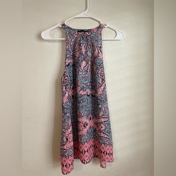 Cynthia Rowley Paisley Print Halter Top multicolor size M - Picture 1 of 4